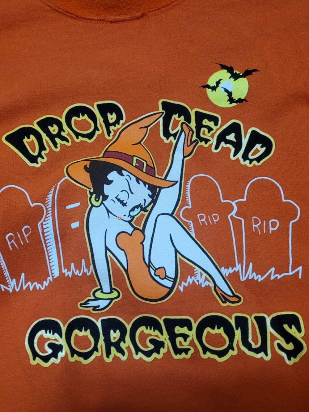 Halloween Sweater Sweatshirt Betty Boop Gorgeous